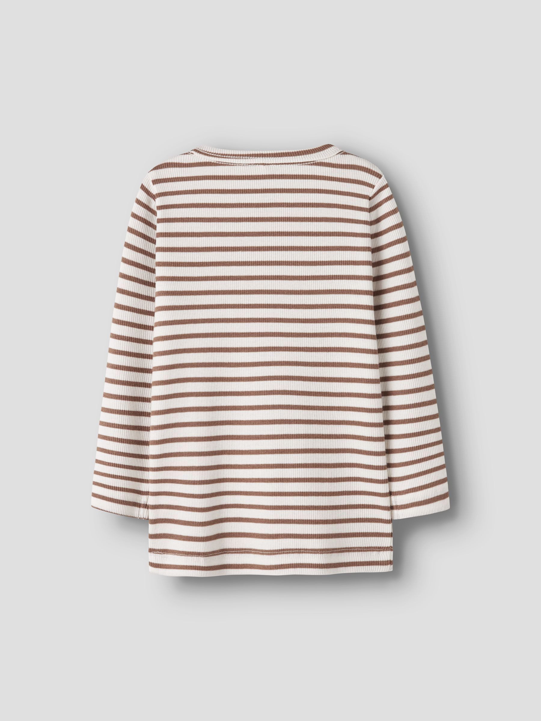 Name It Langarmshirt NMNBANI LS XSL TOP NOOS Ringel-Look in toller Rippen-Qualität