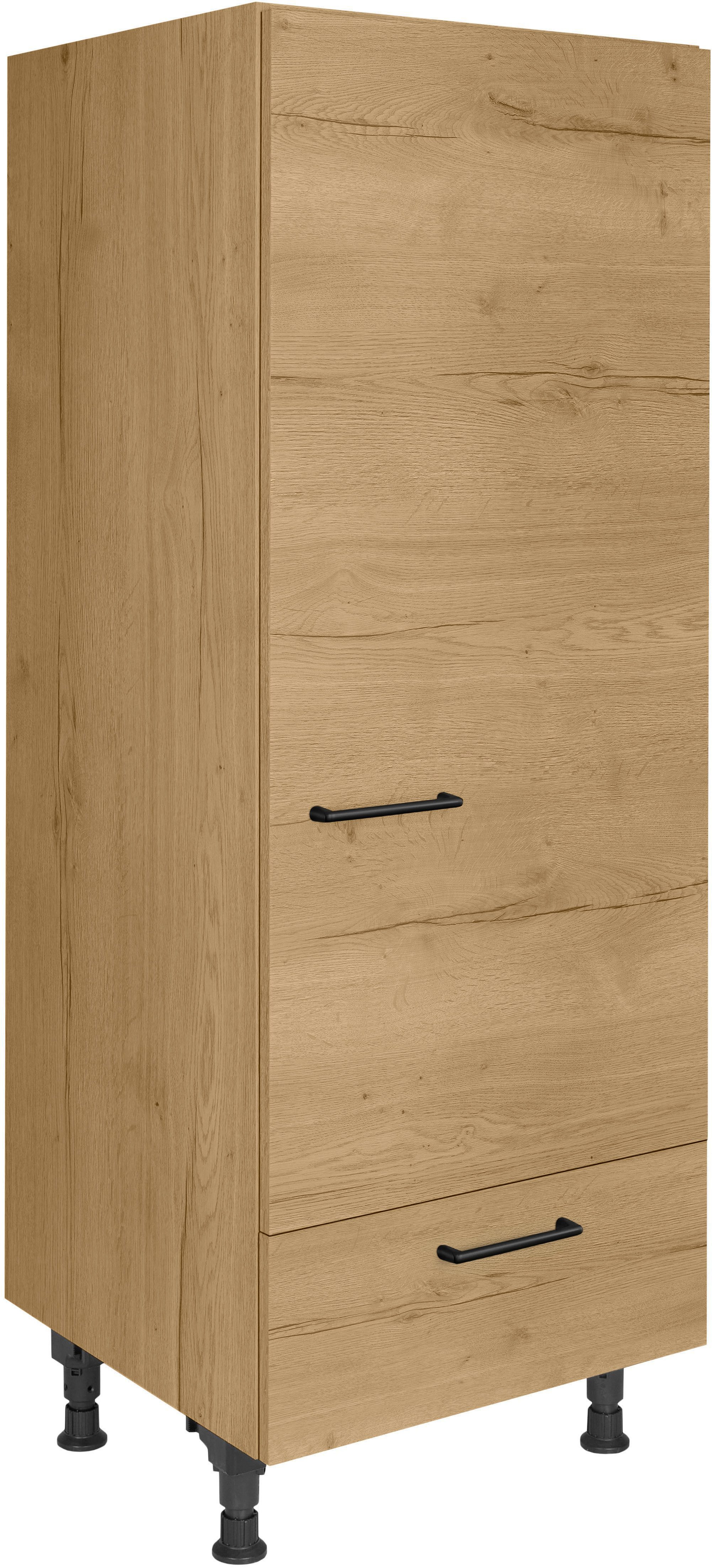 nobilia® Kühlumbauschrank "MIAMI", Ausrichtung wählbar, mit Schubkasten, vormontiert, Breite/Höhe: 60/167,8 cm