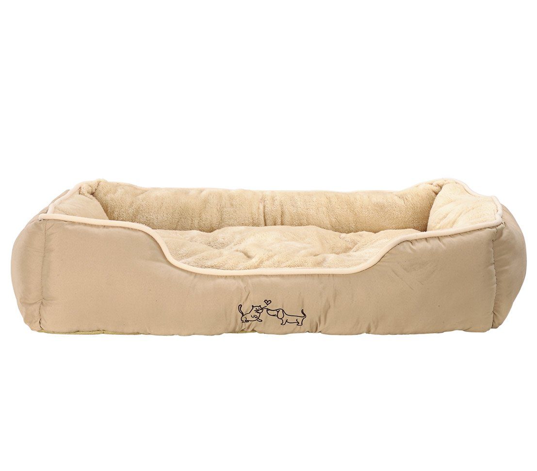 Dehner Tierbett Hunde-/Katzenbett Sammy, beige, versch. günstig online kaufen