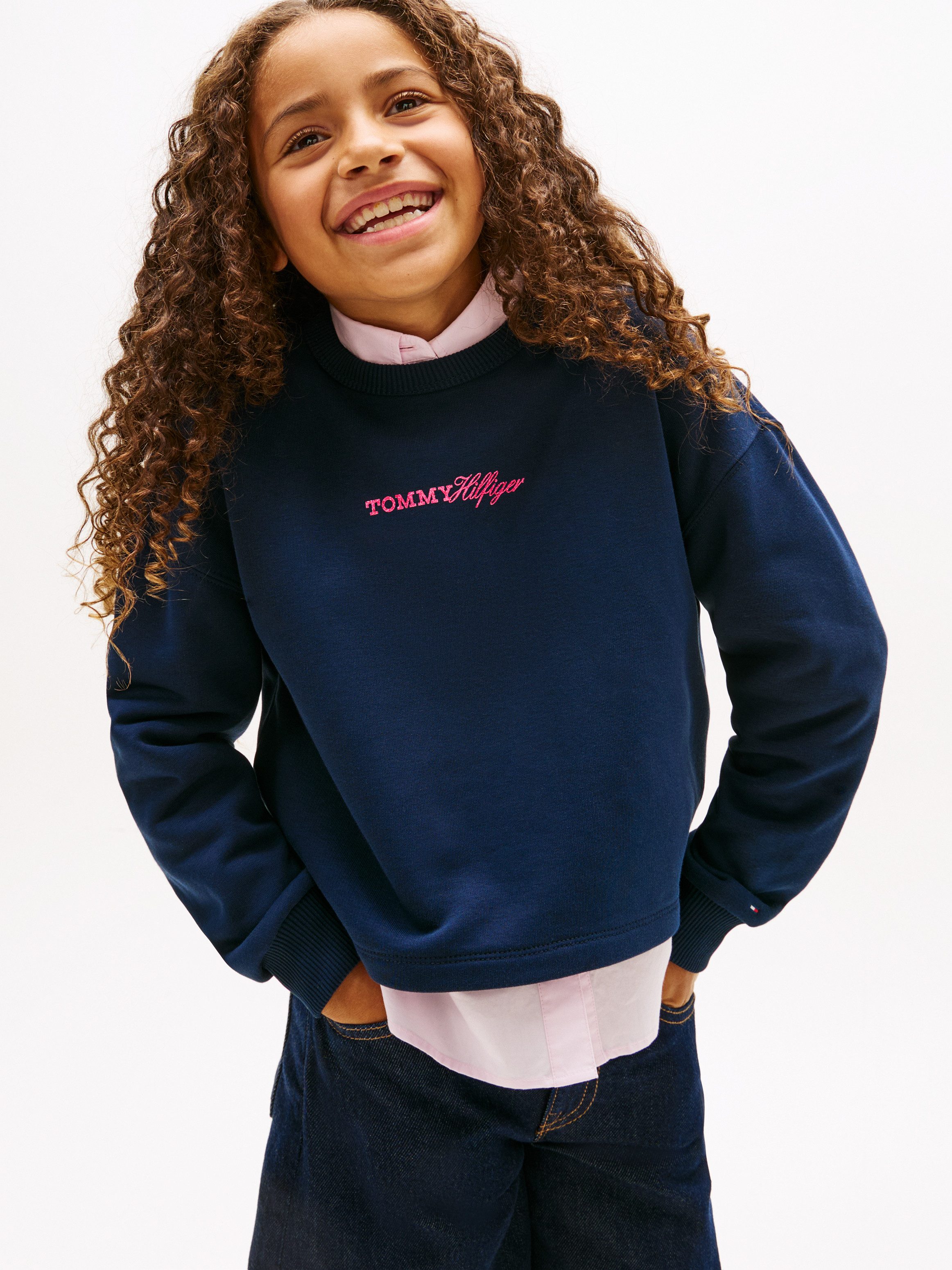 Sweatshirt GLITTER TOMMY CREW