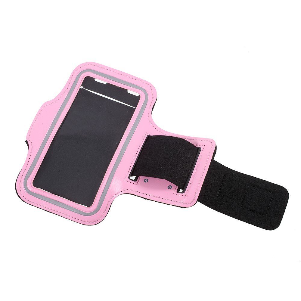 CoverKingz Handyhülle Universal Sport Handyhülle Tasche Handy bis, Etui Jogging Smartphones Schutztasche für Armband von 5,9" Schutzhülle Rosa Schlüsselfach