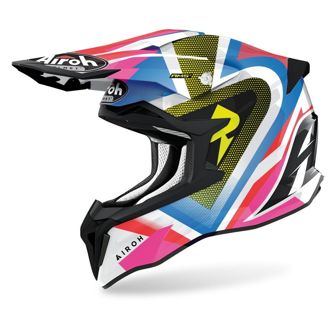 Airoh Motocrosshelm Strycker View Motocross Helm, Waschbar