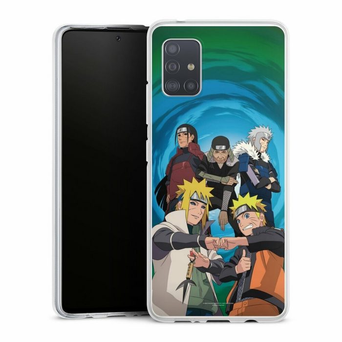 DeinDesign Handyhülle Hokage Naruto Shippuden Offizielles Lizenzprodukt 4 Hokagen Group Samsung Galaxy A51 5G Silikon Hülle Bumper Case Handy Schutzhülle