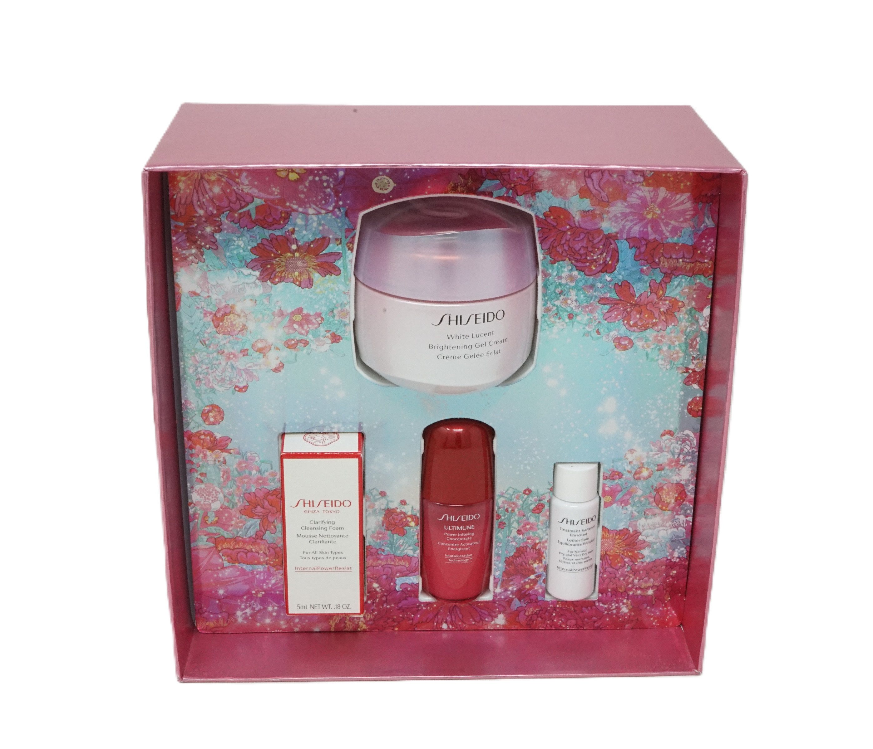 SHISEIDO Körperpflegemittel Shiseido Beauty Blossoms Brightening Gel Cream 50ml+5ml+7ml+10ml