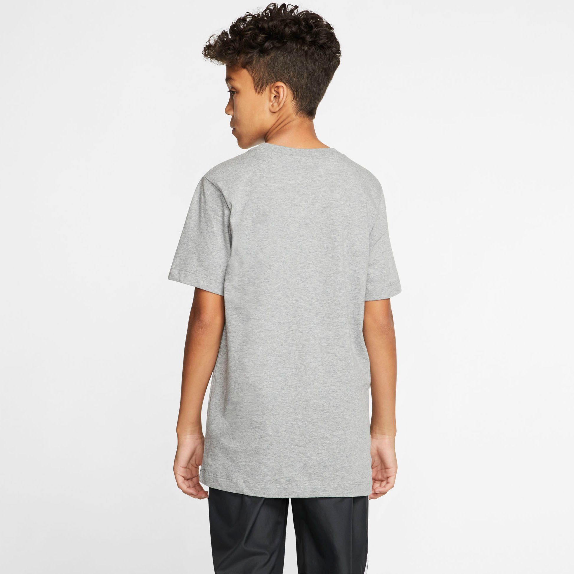 Nike Sportswear T-Shirt BIG KIDS' T-SHIRT grau-meliert