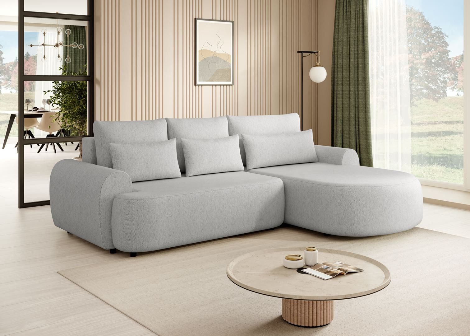 Beautysofa Ecksofa OLIVIO, mit Bettkasten Bretie:266 günstig online kaufen
