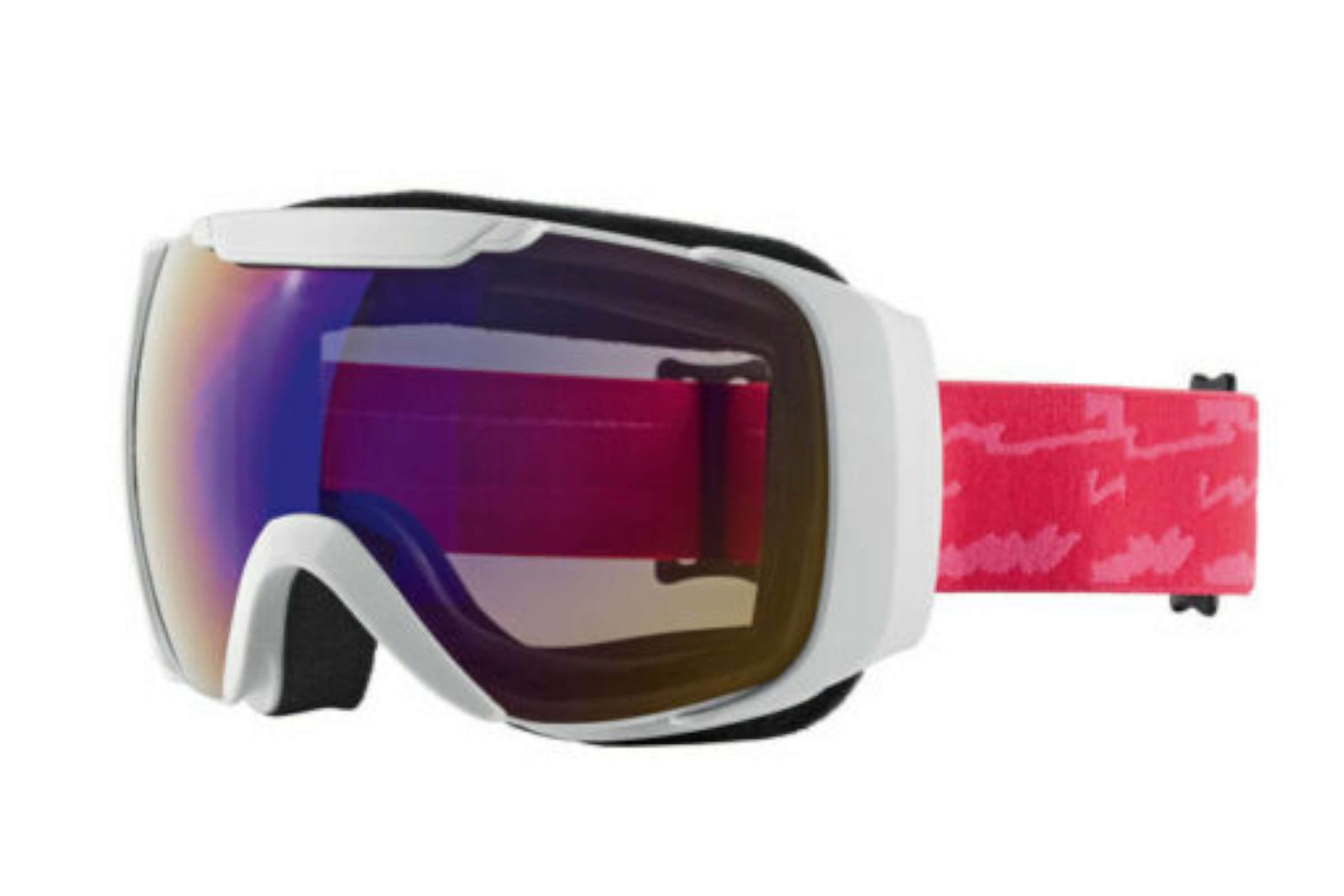 crivit Skibrille Skibrille Snowboardbrille für Окуляриträger geeignet Weiß / Rosa, (Einzelartikel), 100 % UV-Schutz (optische Klasse 1)