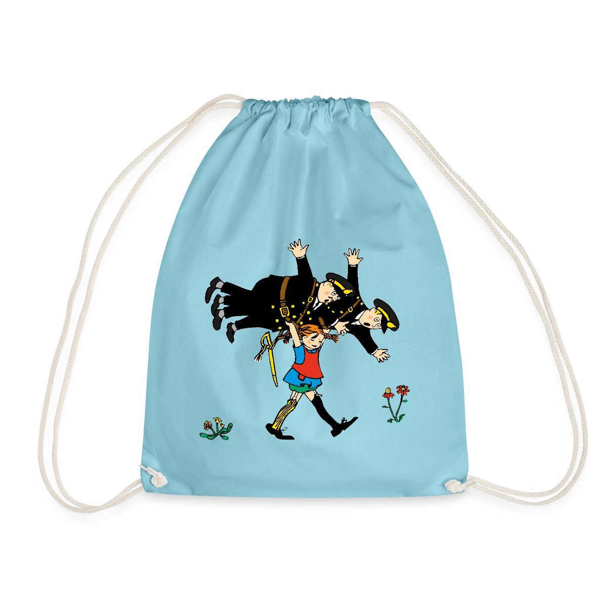 Turnbeutel Pippi Langstrumpf Pippi Und Die Polizei Turnbeutel