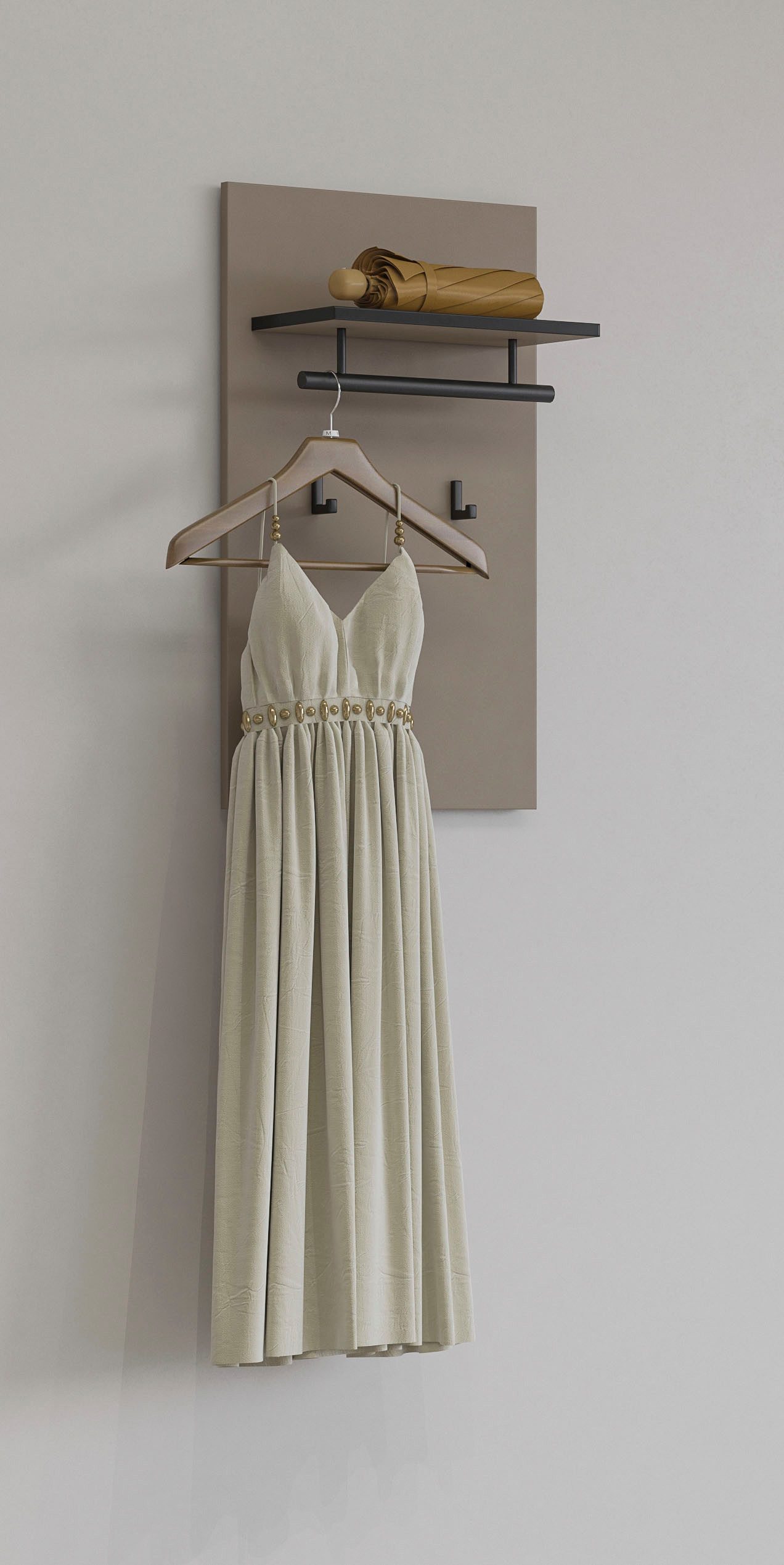 INOSIGN Garderobenpaneel Cross,Breite 40 cm modernes Wandregal mit Haken un günstig online kaufen