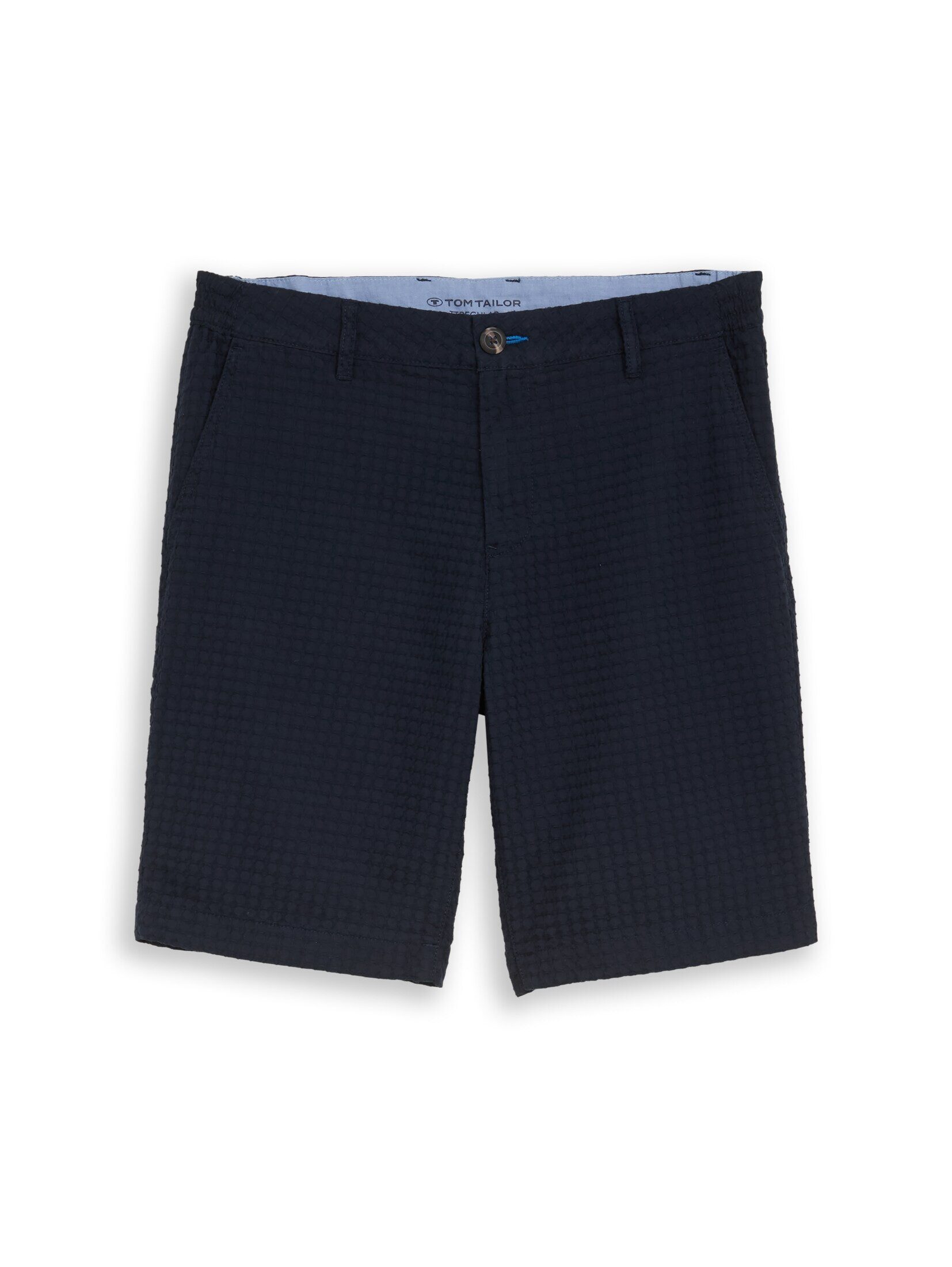 TOM TAILOR Shorts Hosen & Chino Jacquard Chino Shorts aus Baumwolle