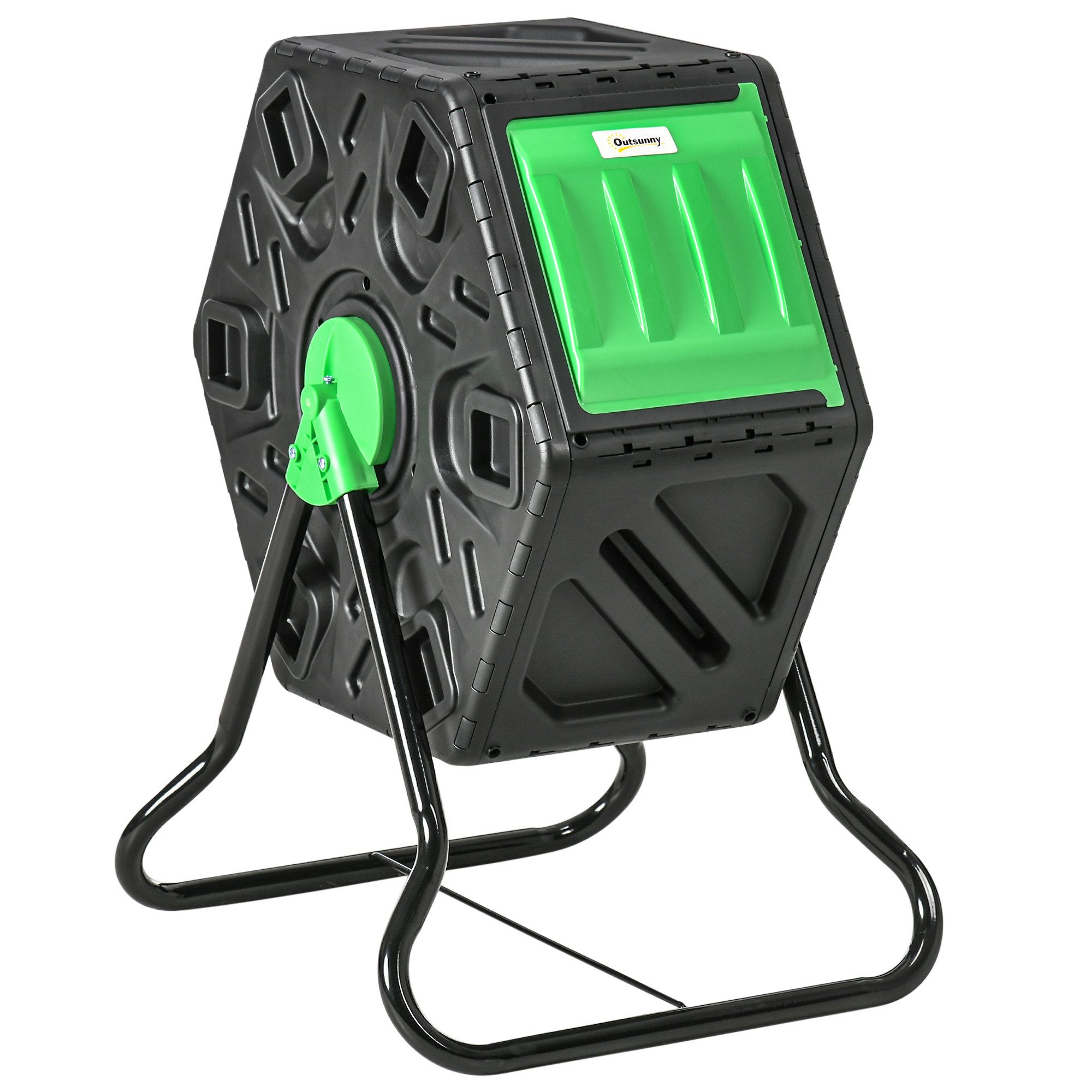 Outsunny Komposter 60x49x77cm, aus Kunststoff, BxTxH: 60x49x77 cm, 65 l, (d günstig online kaufen