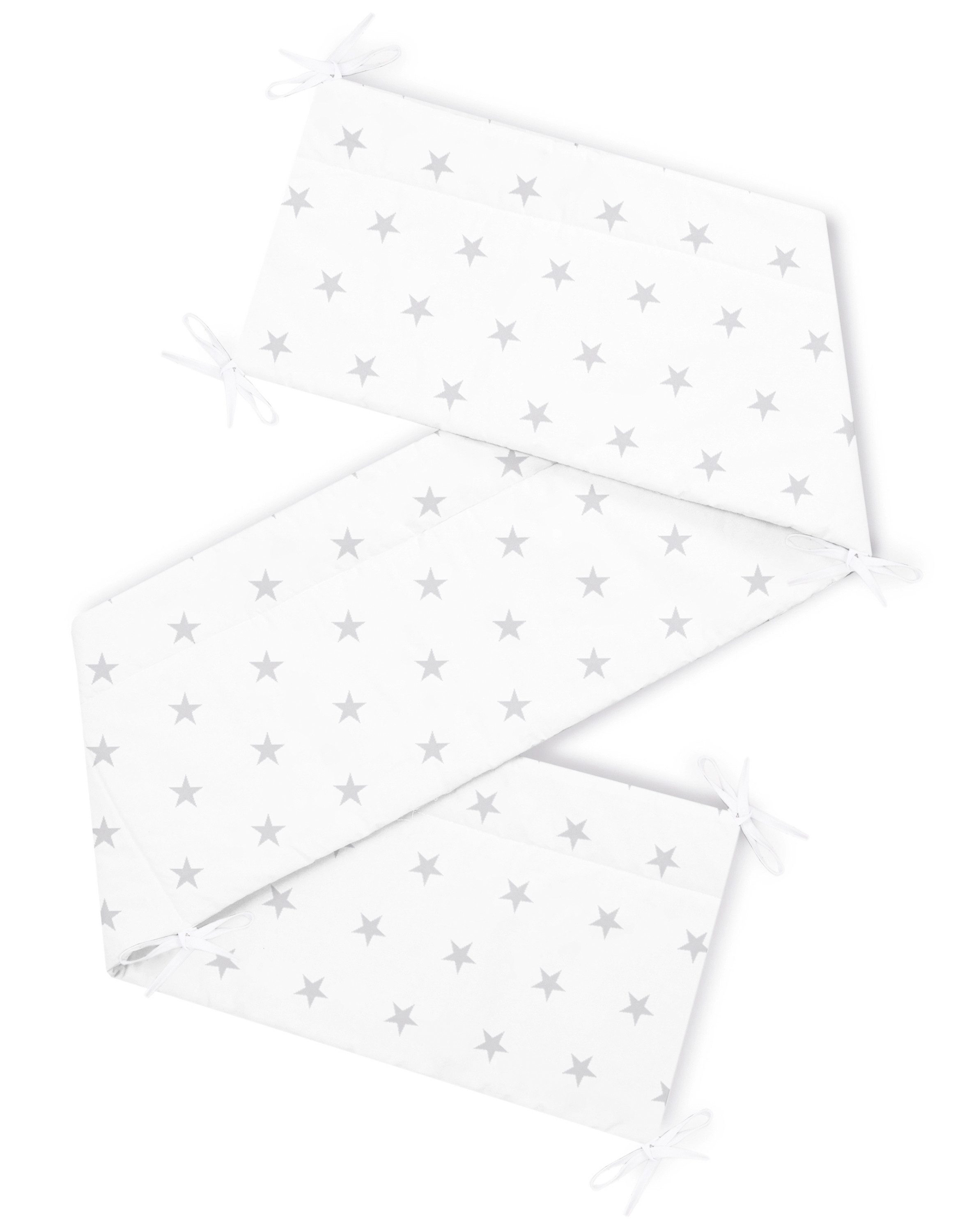Amilian Bettnestchen - Bettumrandung Kopfschutz 180x30 cm für Kinderbett 120x60 geeignet, (Nestchen, Kantenschutz), Bettausstattung