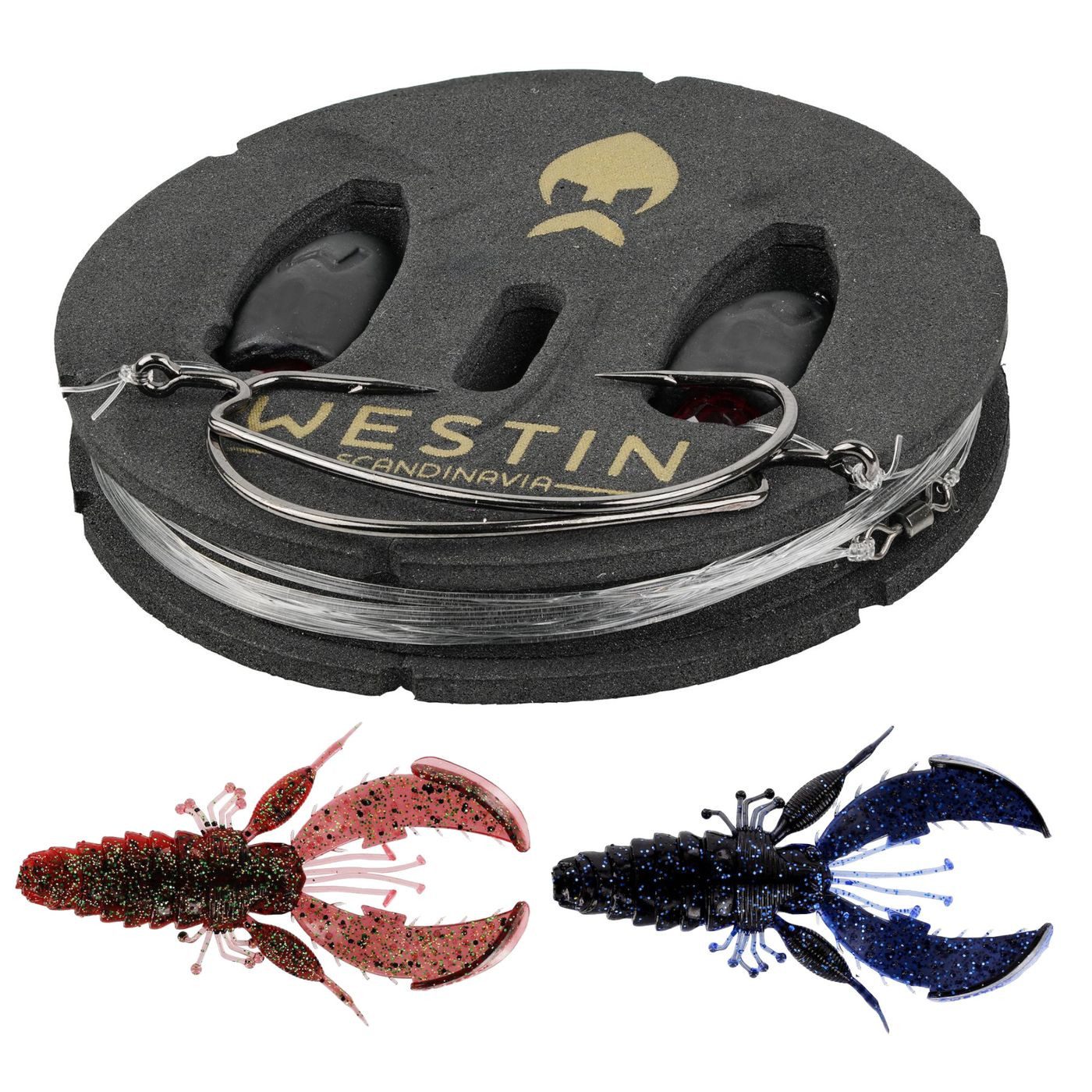 WESTIN Kunstköder CAROLINA PERCH RIG KIT 10G #2 70CM 0.34MM 0.26MM CLEAR WATER MI