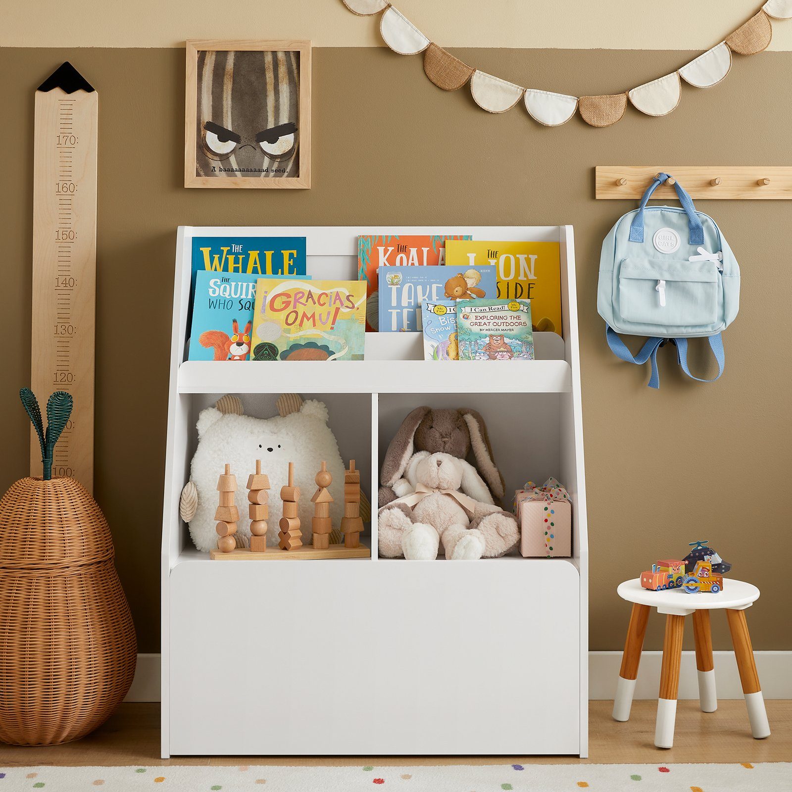 SoBuy Bücherregal KMB83, Kinderregal Aufbewahrungsregal für günstig online kaufen
