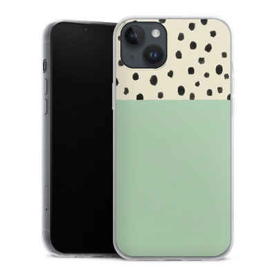 DeinDesign Handyhülle Abstrakt Polka Dots Boho Dots and Boho, Apple iPhone 14 Plus Slim Case Silikon Hülle Ultra Dünn Schutzhülle