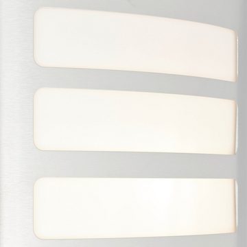 Lightbox Außen-Wandleuchte, Bewegungsmelder, ohne Leuchtmittel, Außen Wandlampe mit Bewegungsmelder, 29 cm Höhe, E27, max. 60 W, IP44