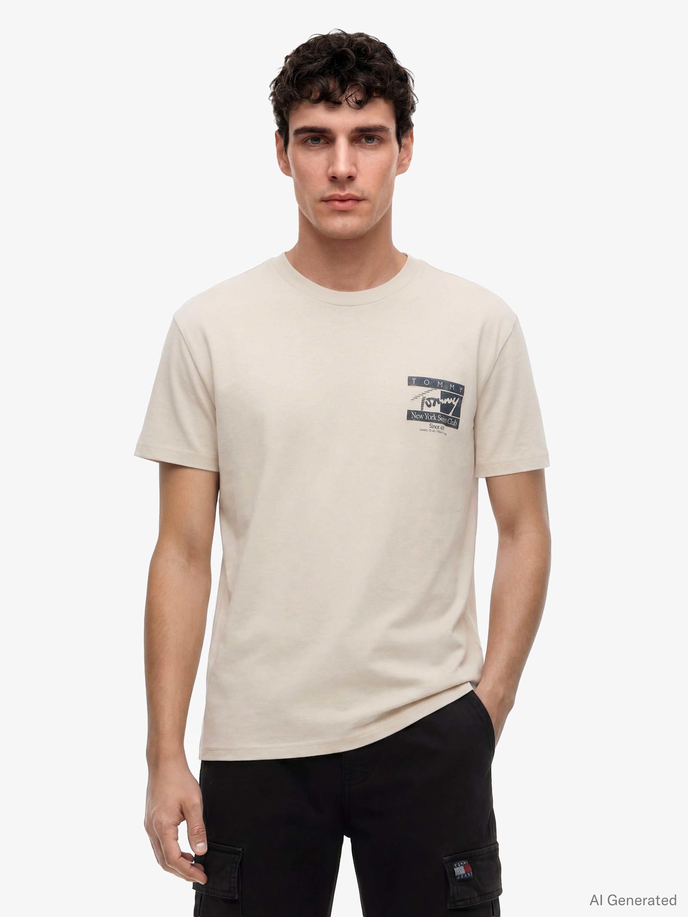 Tommy Jeans T-Shirt TJM REGULAR SIGNATURE FLAG