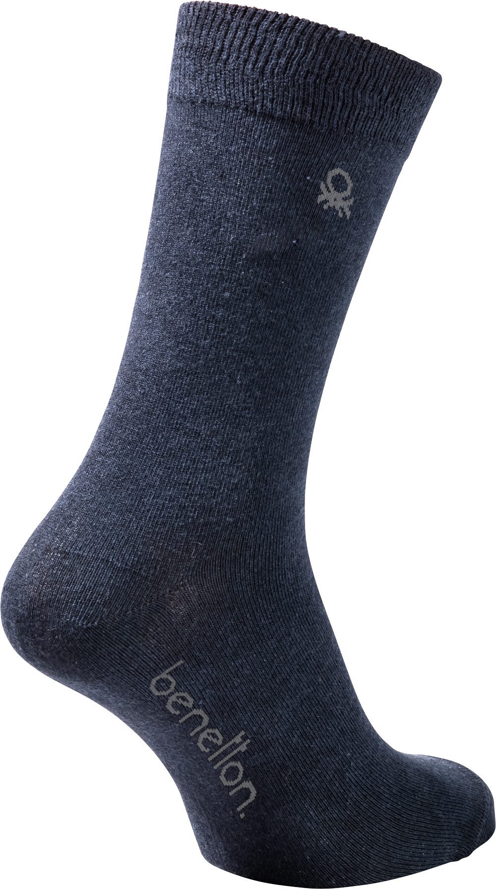 United Colors of Benetton Langsocken (Packung, 10er Pack) Elastischer Komfortbund für rutschfreien Sitz