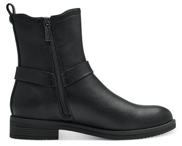 Tamaris Chelseaboots mit Zierriemen und Metallring, Anziehlasche