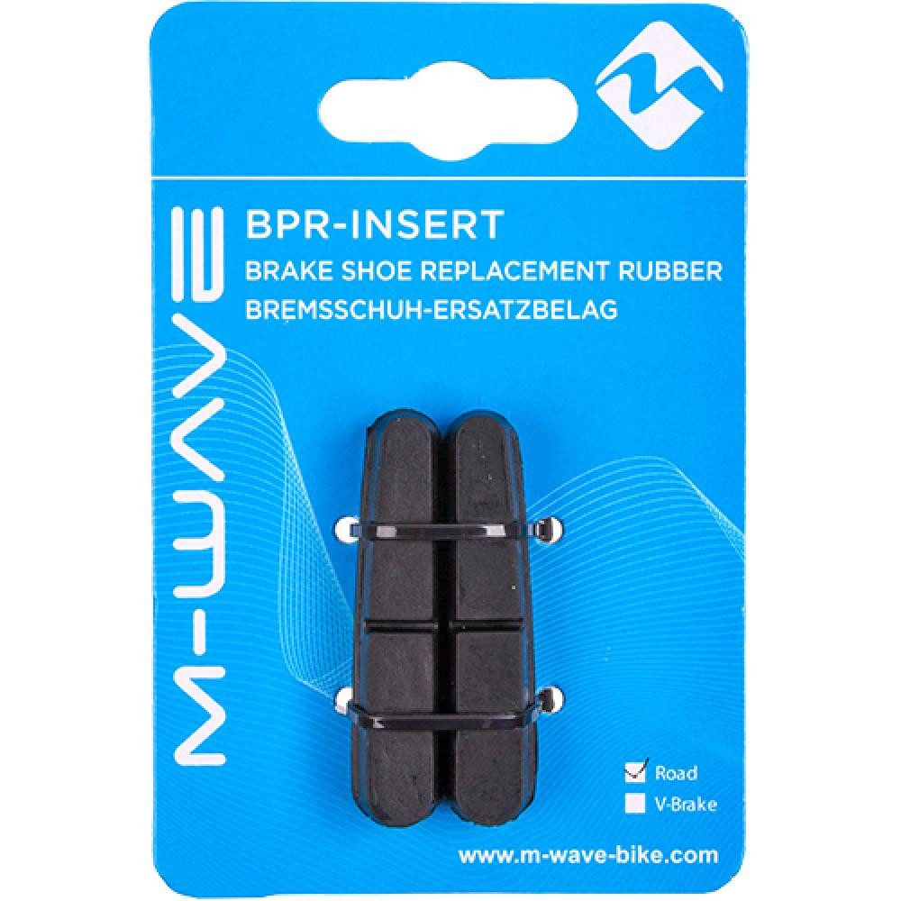 Felgenbremse M-Wave Bremsgummi BPR-Insert-RR, schwarz, für BPR-RR-Base