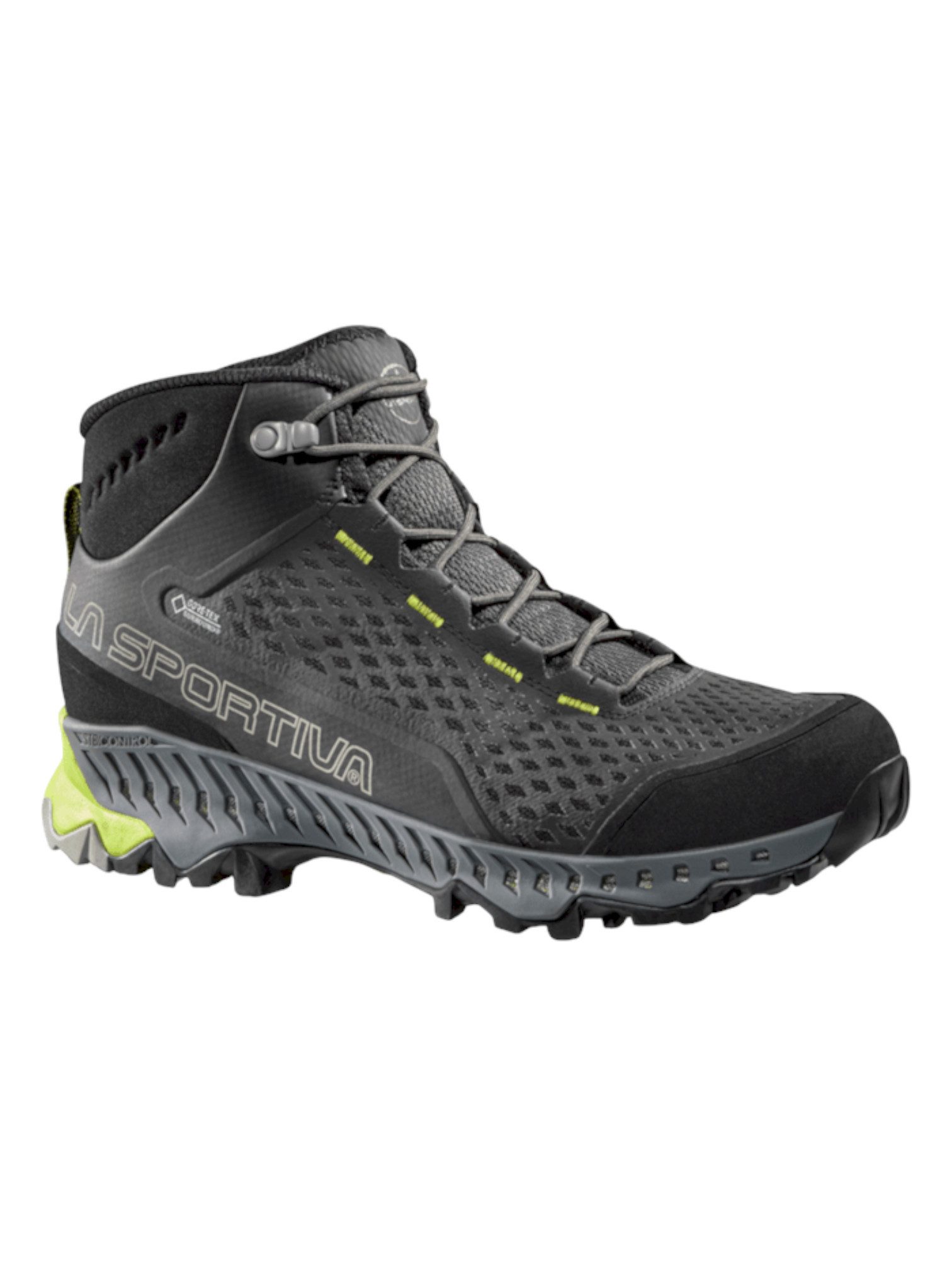 La Sportiva Stream GTX (Fast-Hiking, wasserdicht) 2025 grau/schwarz Herren Wanderschuh