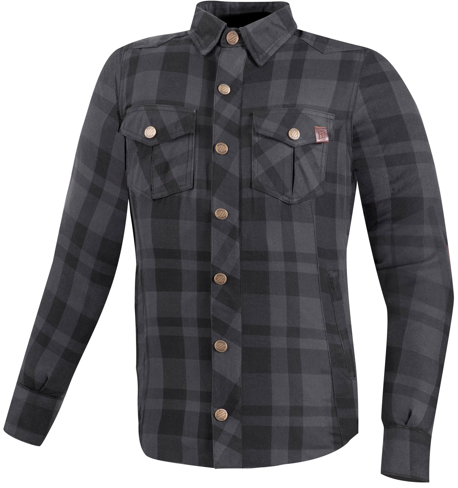 Bogotto Motorradjacke Forgewood Motorrad Hemd protektoren weitenverstellbar