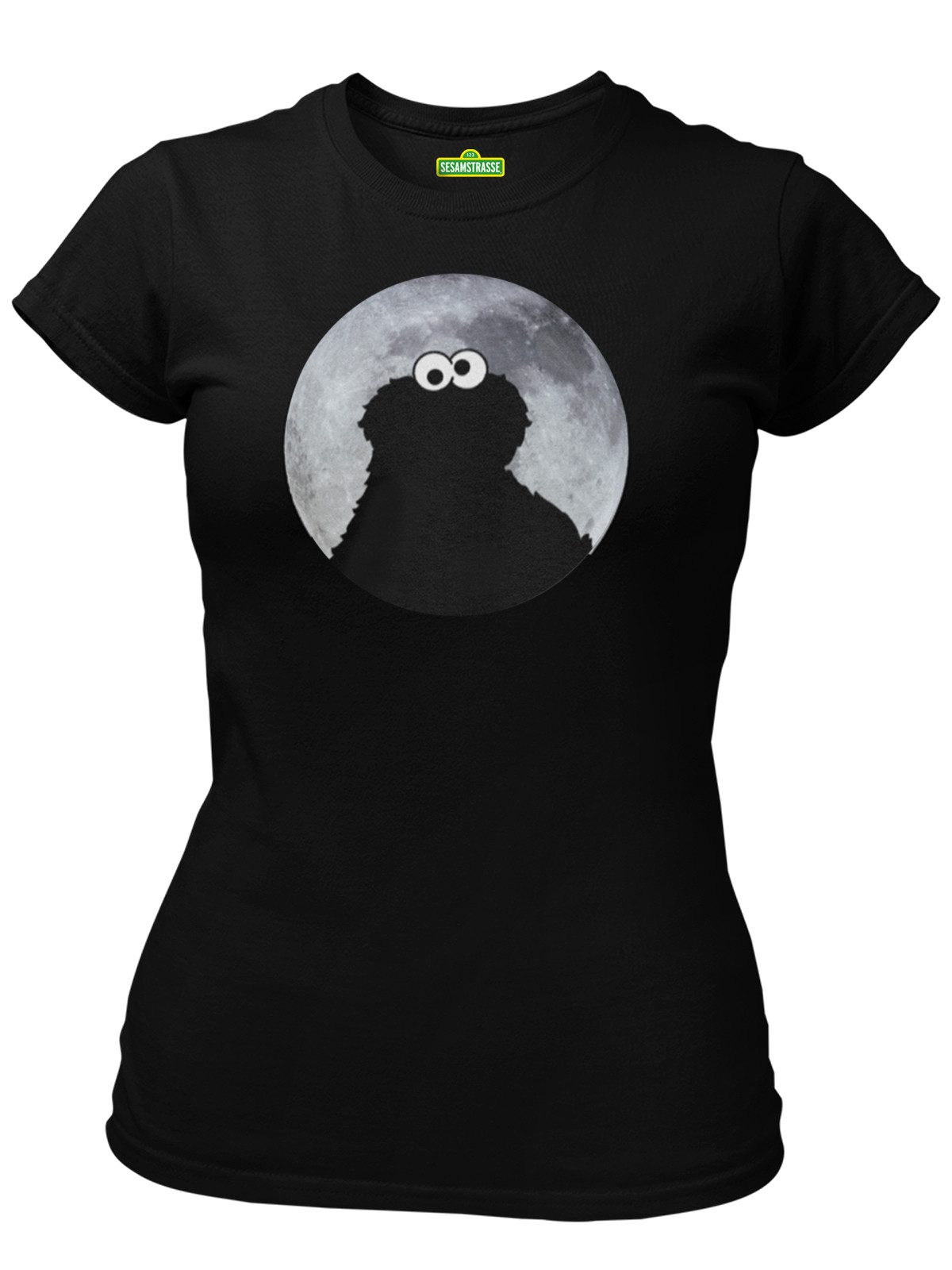 Sesamstrasse T-Shirt Cookie Monster in Moonnight