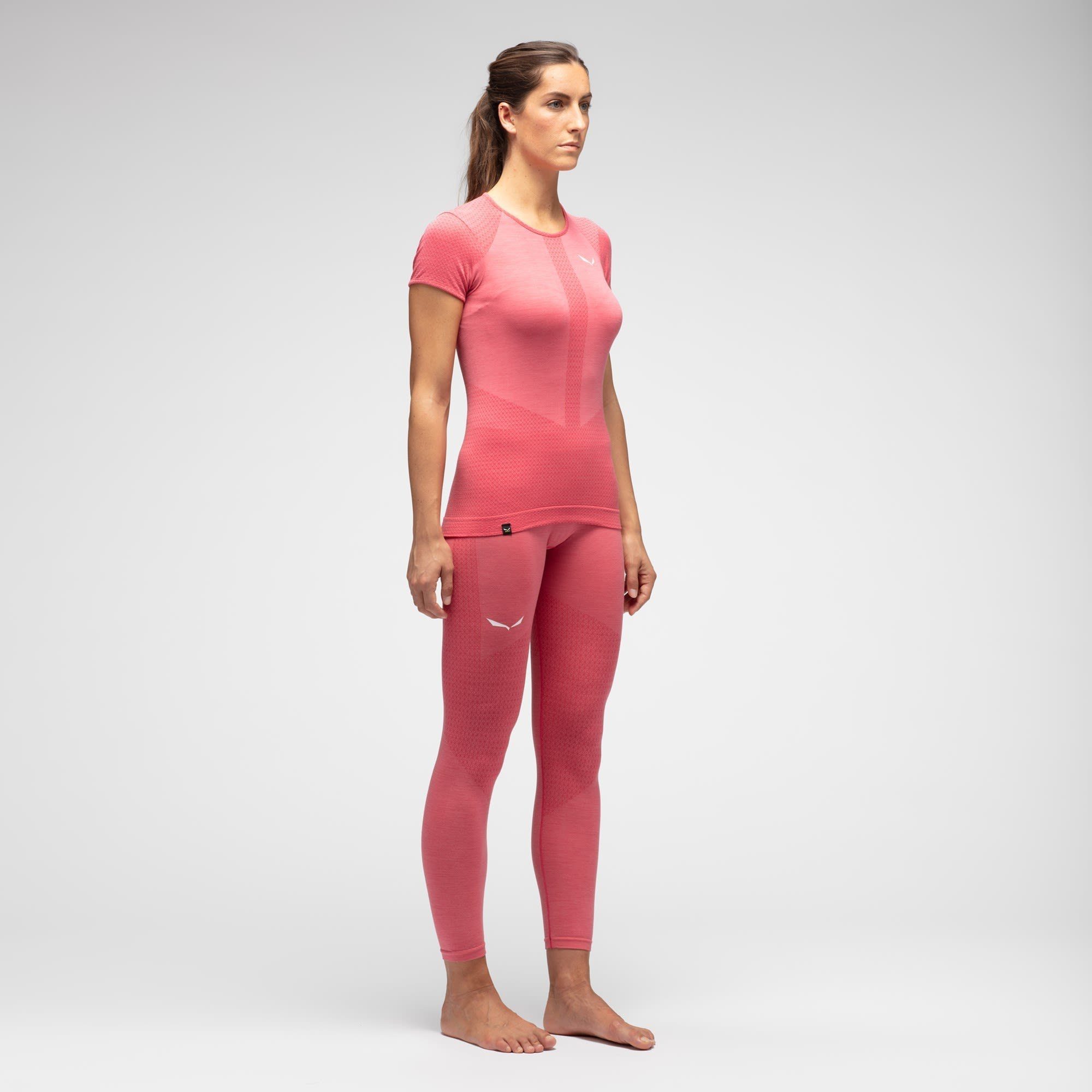 Salewa Leggings Salewa Tight Zebru Virtual Tight W Pink Damen Responsive