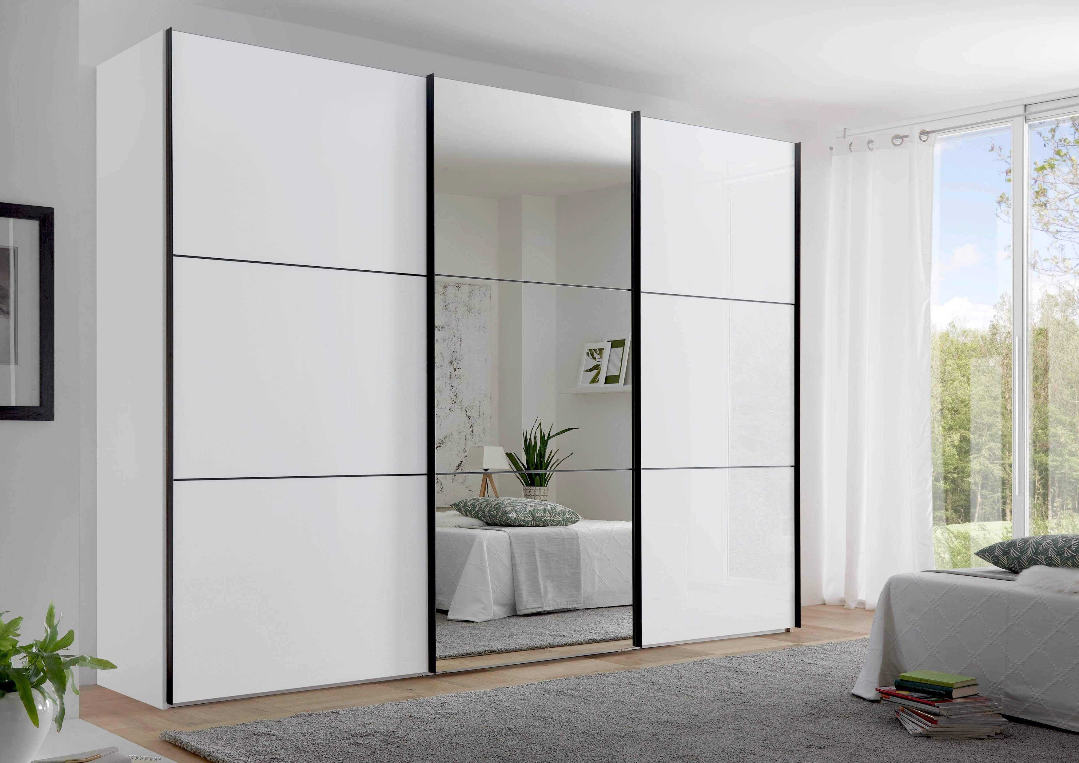 STAUD Schwebetürenschrank Includo Glas, Made in Germany