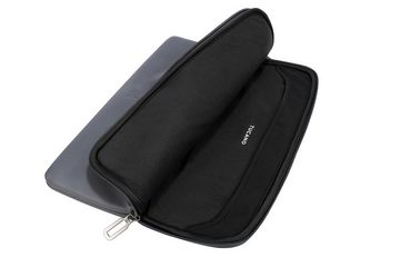 Laptop-Hülle Today Notebook Sleeve mit Memory Foam 15 - 16 Zoll, MacBook 16 Zoll, grau