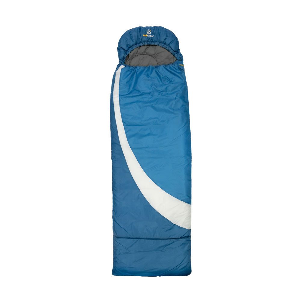 outdoorer Kinderschlafsack mitwachsend Dreamsurfer - Leichtschlafsack, Schlafsack für Kinder mit 100% Baumwollfutter, Wärmekragen, leicht