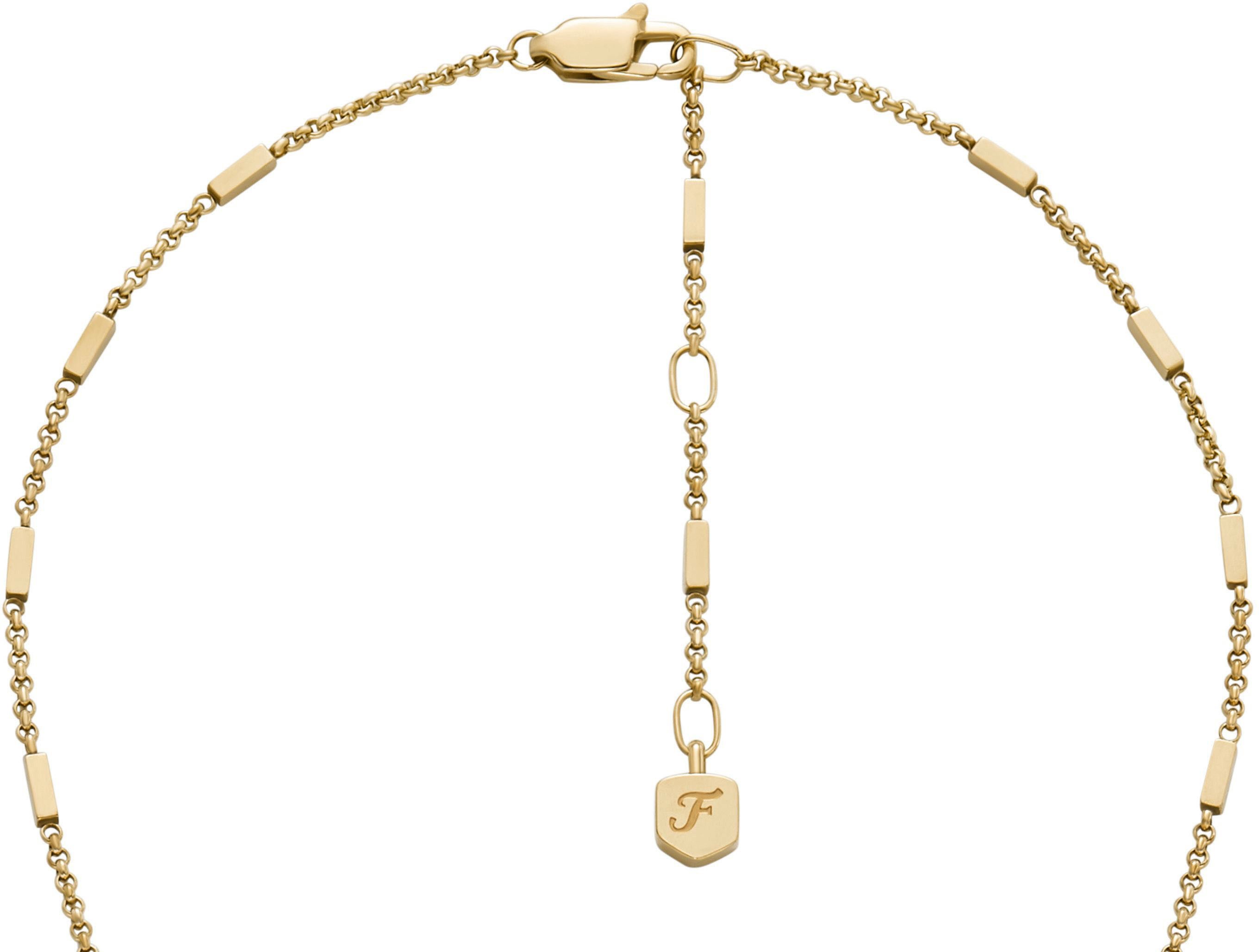 Fossil Y-Kette Schmuck Geschenk Edelstahl Halskette Jewelry
