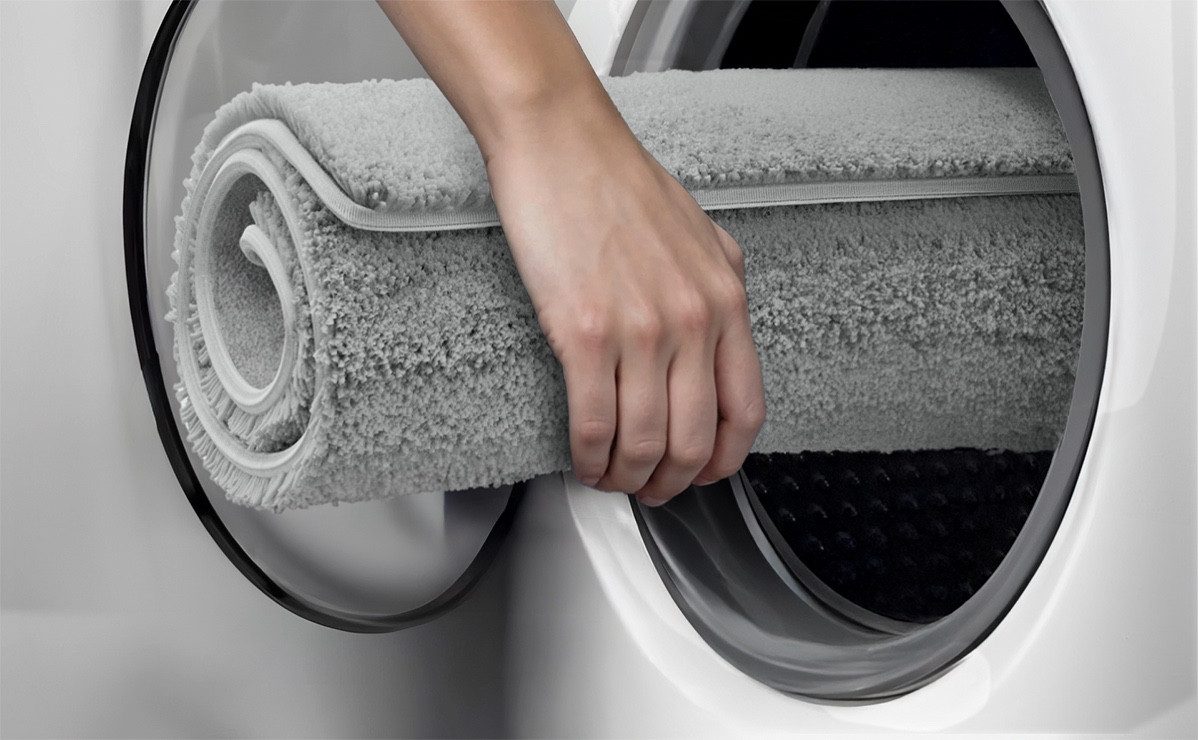 Batex Badematte Lana, Höhe 27 mm, rutschhemmend beschichtet, fußbodenheizungsgeeignet, Polyacryl, extra weiches und pflegeleichtes Garn