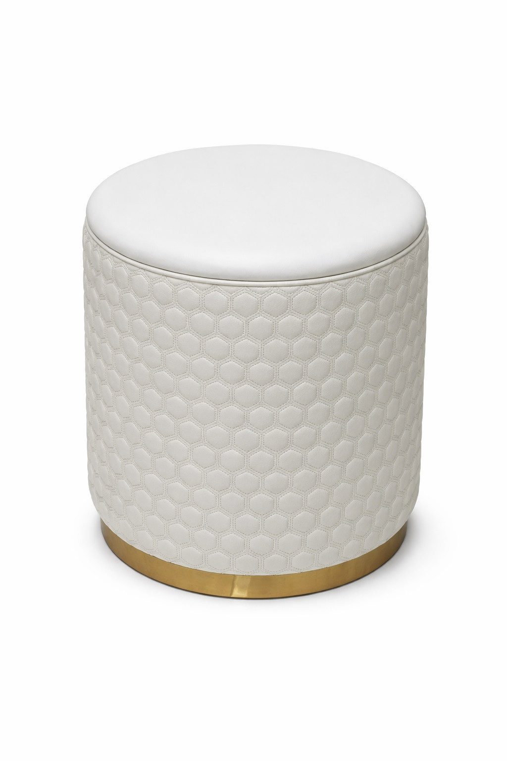 JVmoebel Pouf Runder hocker Ottomane Sitz Bank Neu Hocker Sofa Polster Sofort (1-St., 1x Fußhocker), Made in Europa