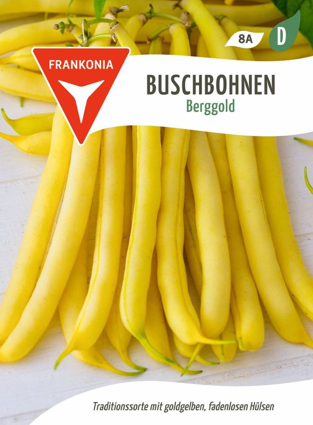 FRANKONIA Gemüsesamen Buschbohne, Berggold - Bohnen-Samen Saatgut Samen, Phaseolus vulgaris