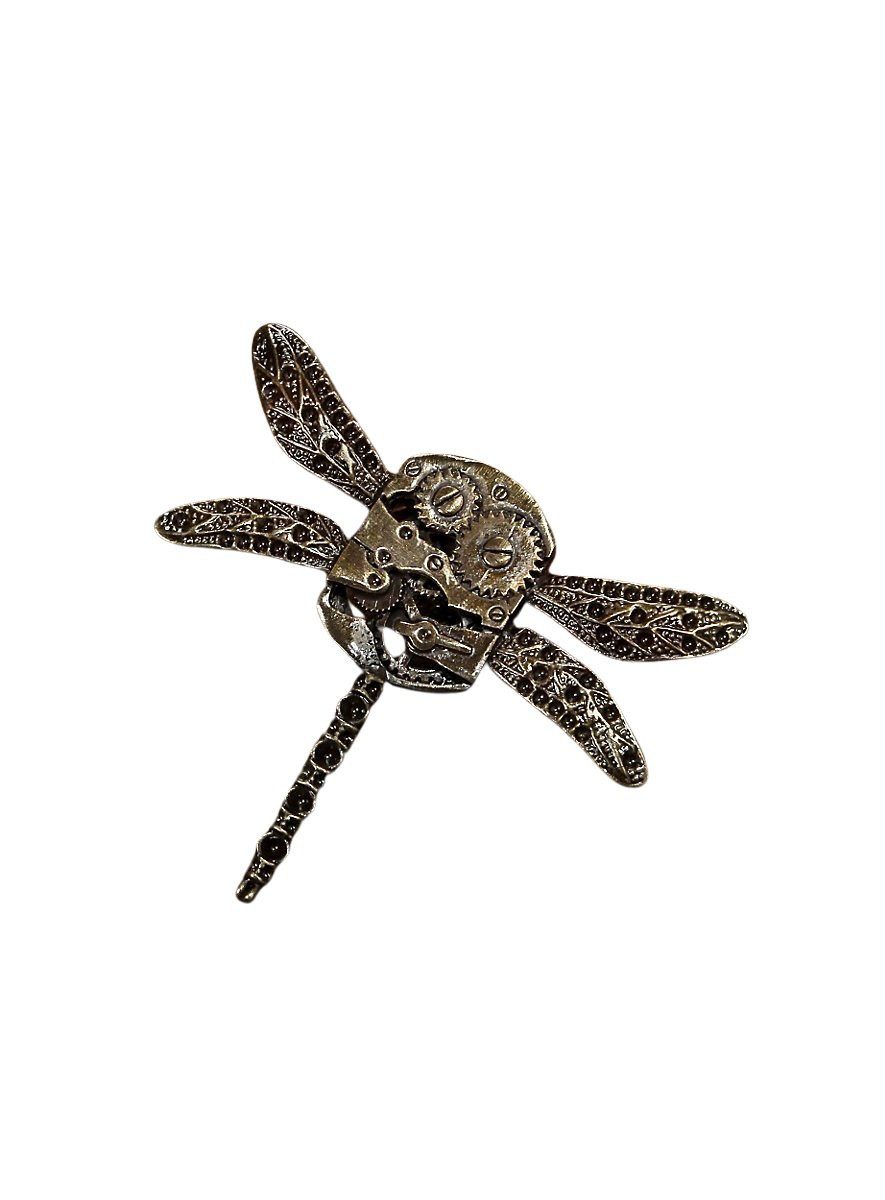 Elope Kostüm Steampunk Libellen Brosche, Elegant schmückendes Accessoire in günstig online kaufen