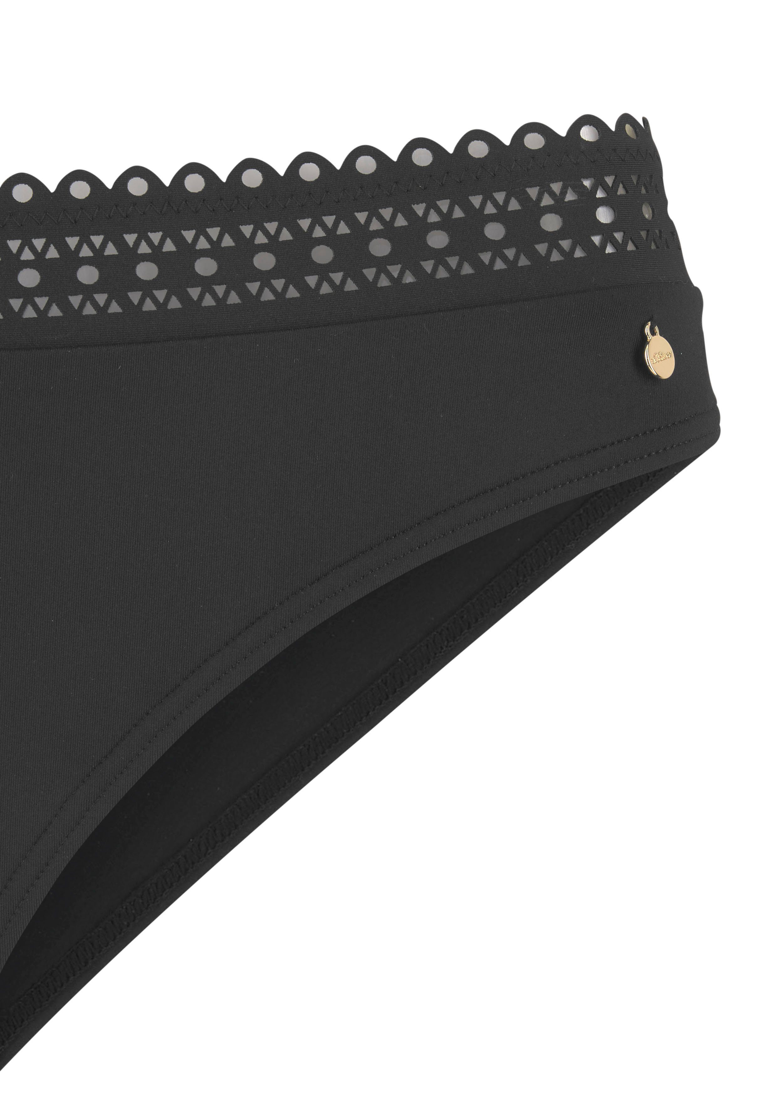 s.Oliver Bikini-Hose Aiko mit Häkeloptik