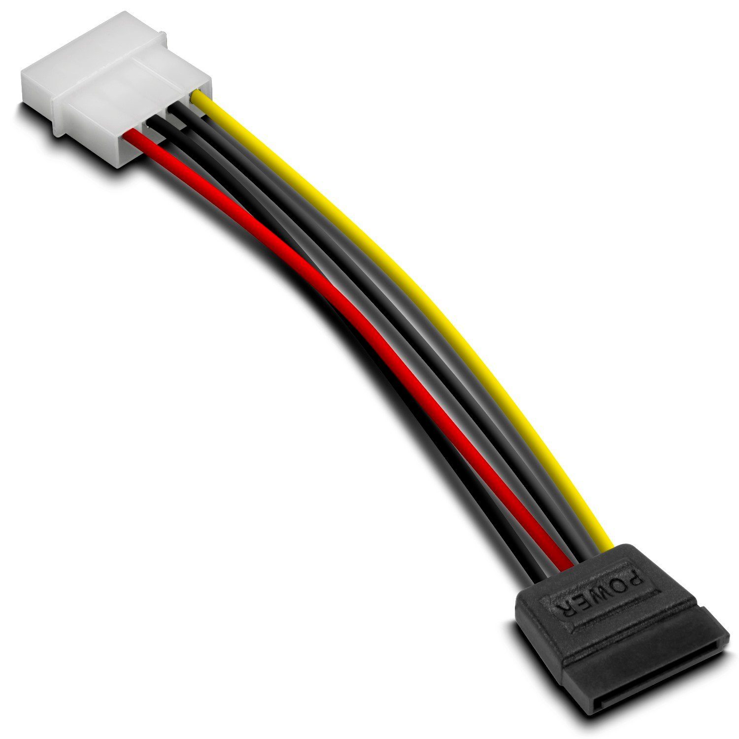 Speedlink Speedlink PC Strom-Kabel Adapter IDE 5,25" Stecker zu SATA 15-polig Stromkabel, PATA/IDE-Molex-Stromstecker,SATA-Stromstecker