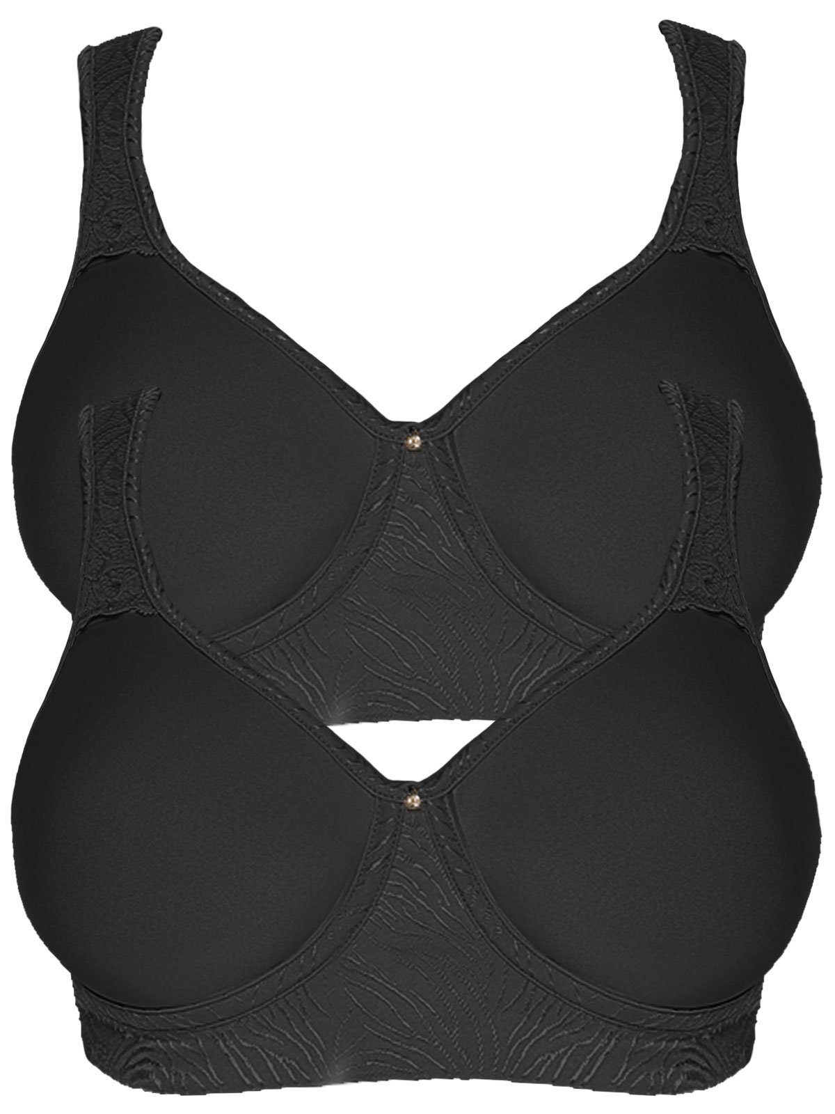 Viania Set: Schalen-BH 2er Pack Spacer BH Marina (Spar-Set, 2-tlg) nahtlos