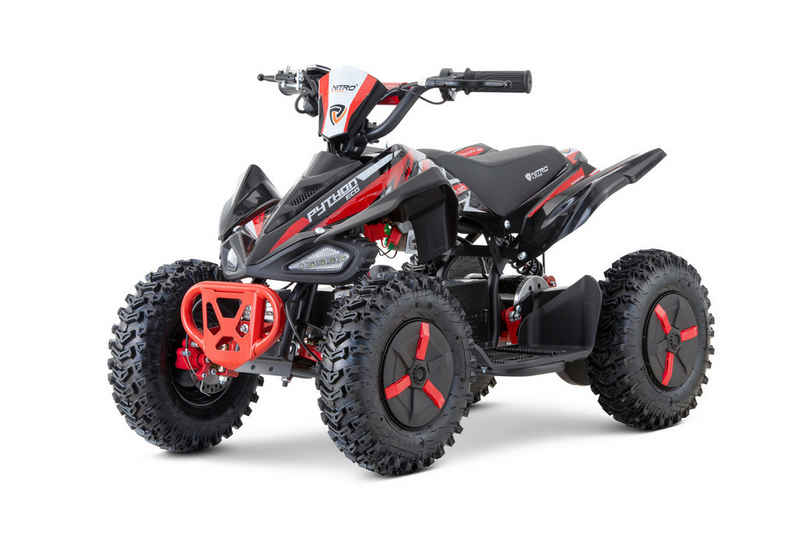 Nitro Motors Dirt-Bike NITRO MOTORS 1000W Eco mini Kinder Quad Python SP Sport 6", 3 Gang