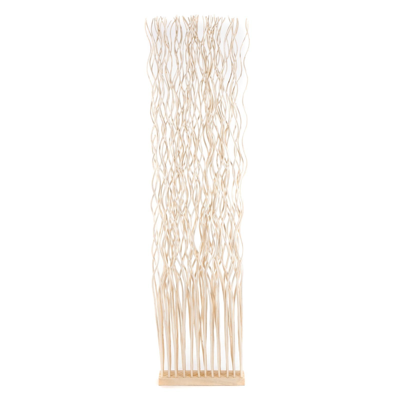 DESIGN DELIGHTS Paravent RAUMTEILER "WAVE", Weidenholz, günstig online kaufen