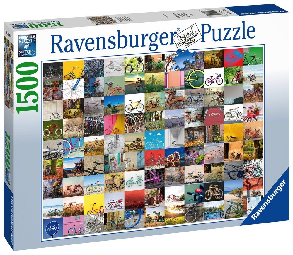 Ravensburger Пазлы 1500 Teile Ravensburger Пазлы 99 Fahrräder und mehr... 16007, 1500 Пазлыteile