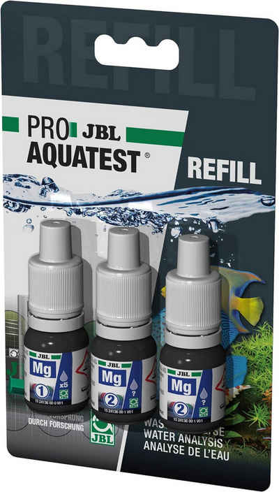 JBL GmbH & Co. KG Aquarium-Wassertest JBL PROAQUATEST Mg Magnesium Wassertest Nachfüllset für JBL Meerwasser, Mg Magnesium Nachfüllflasche Testkoffer Wassertest
