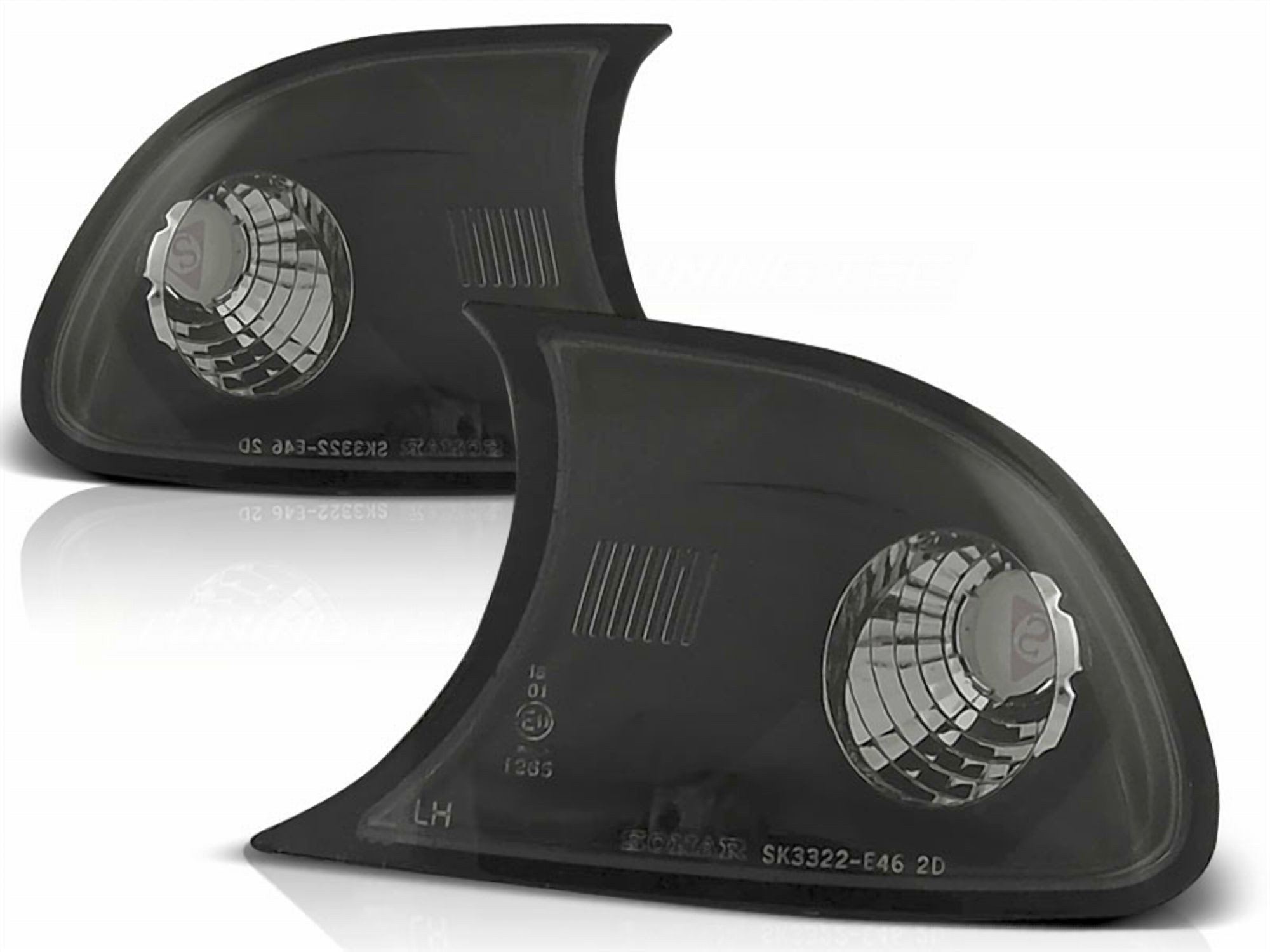 Tuning-Tec KFZ-Ersatzleuchte Frontblinker Set für BMW E46 04.1999-08.2001 COUPE CABRIO schwarz, 2 St.
