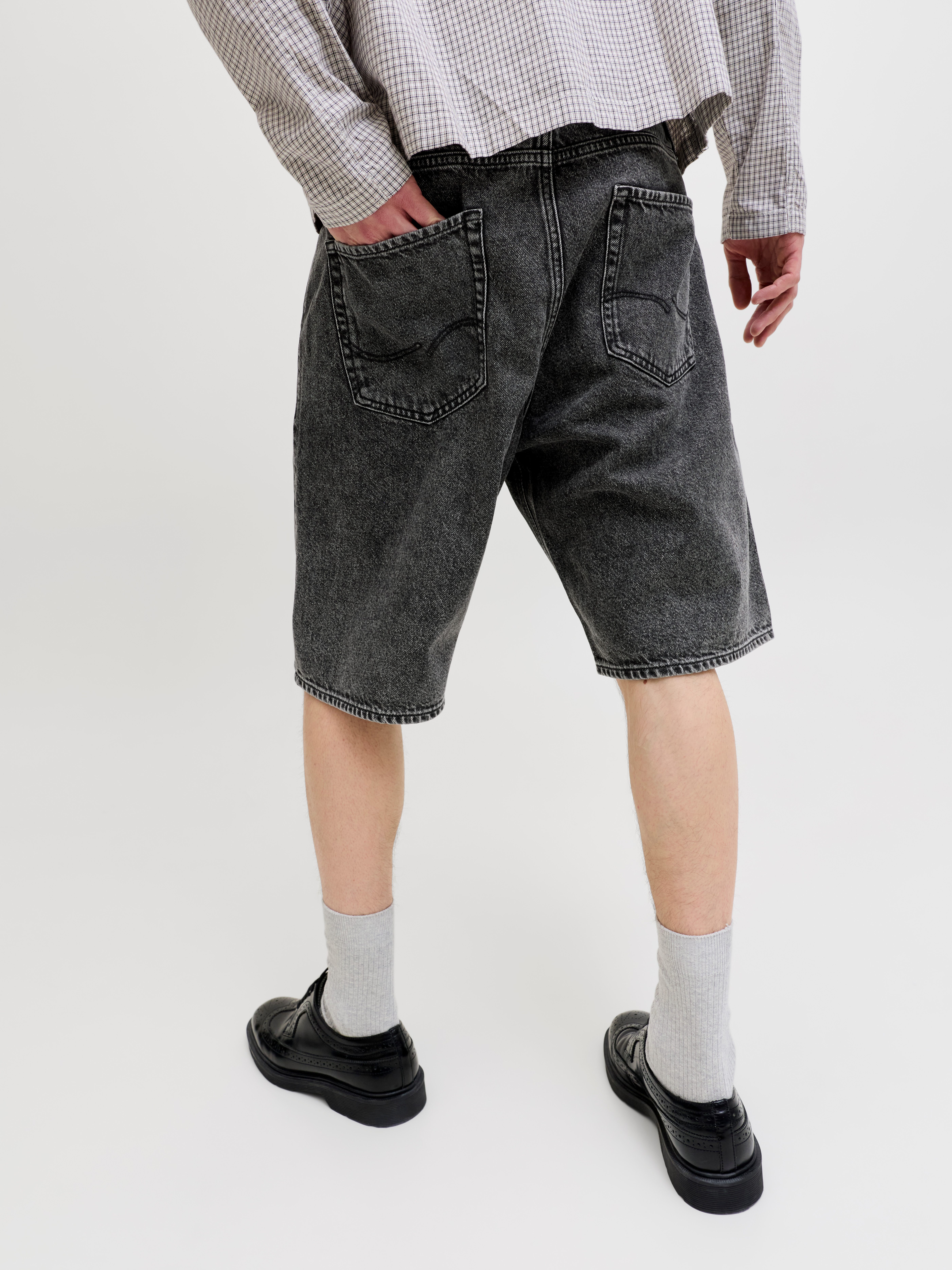 Jack & Jones Jeansshorts JJIALEX JJORIGINAL SHORTS SQ 734 ST LN Baumwolle, baggy fit