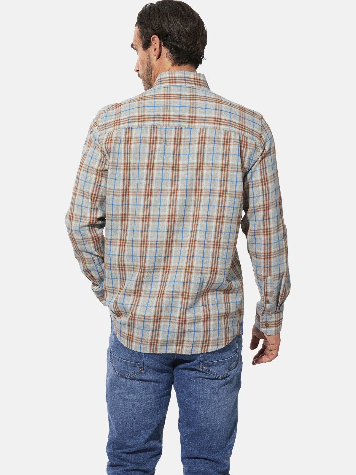 Babista Langarmhemd DELVANO mit Denim-Details