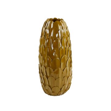Light & Living Dekovase Vase Feder - Gelb - 37x23x50cm
