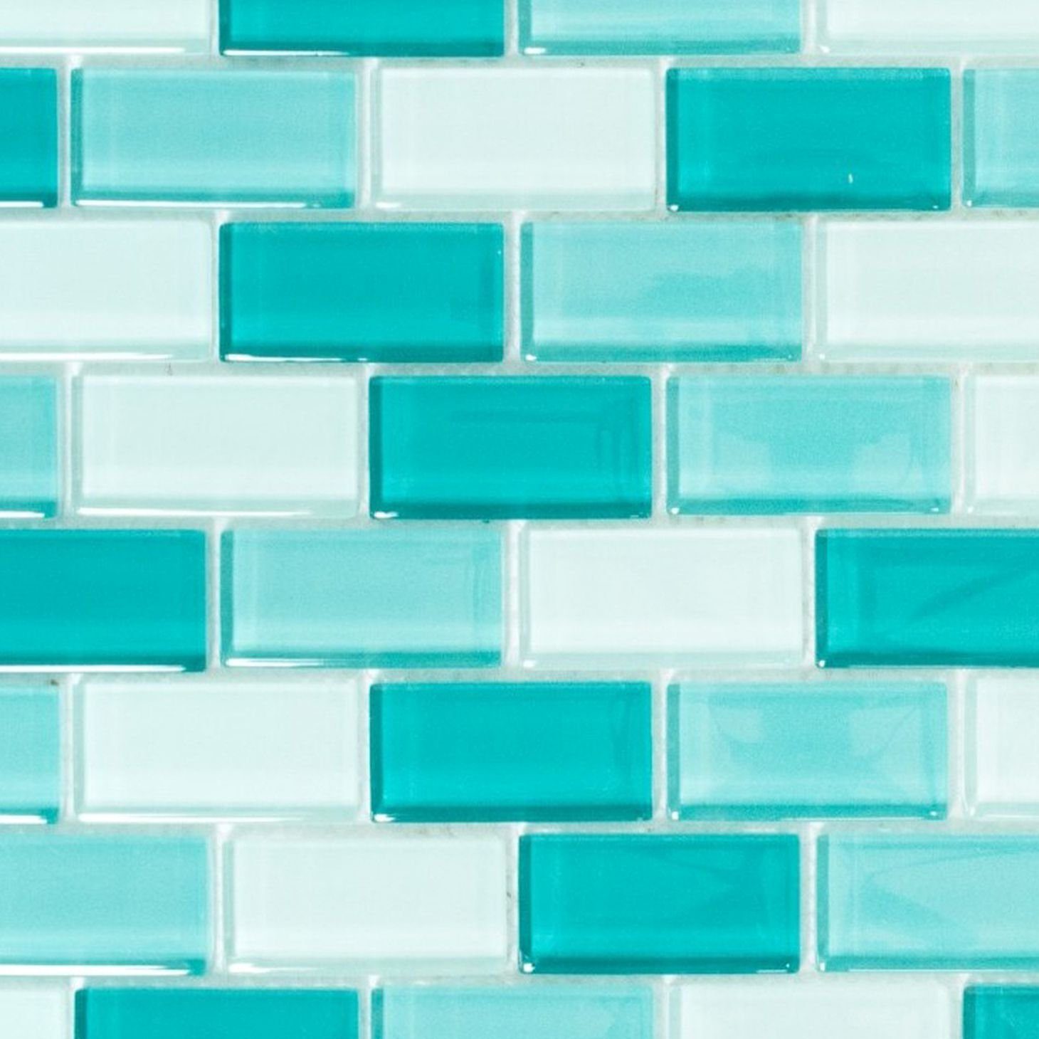 Mosani Mosaikfliesen Glasmosaik grün Mosaikbordüre türkis Mosaikmatte