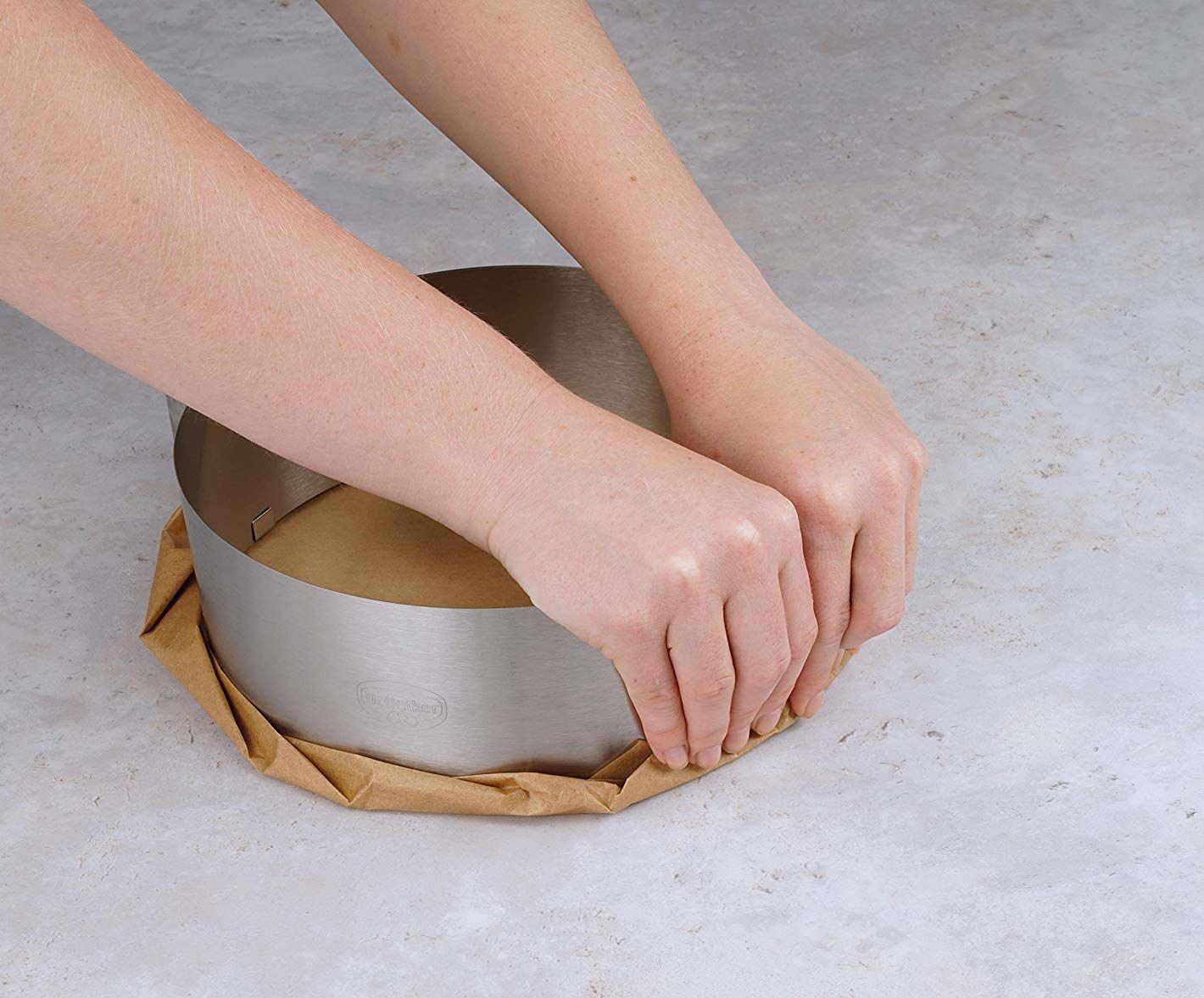 Dr. Oetker Küchenhelfer Tortenring Dr. Oetker - Tortenring Edelstahl Ø 16-30 x 8cm (1919) Torten, Edelstahl