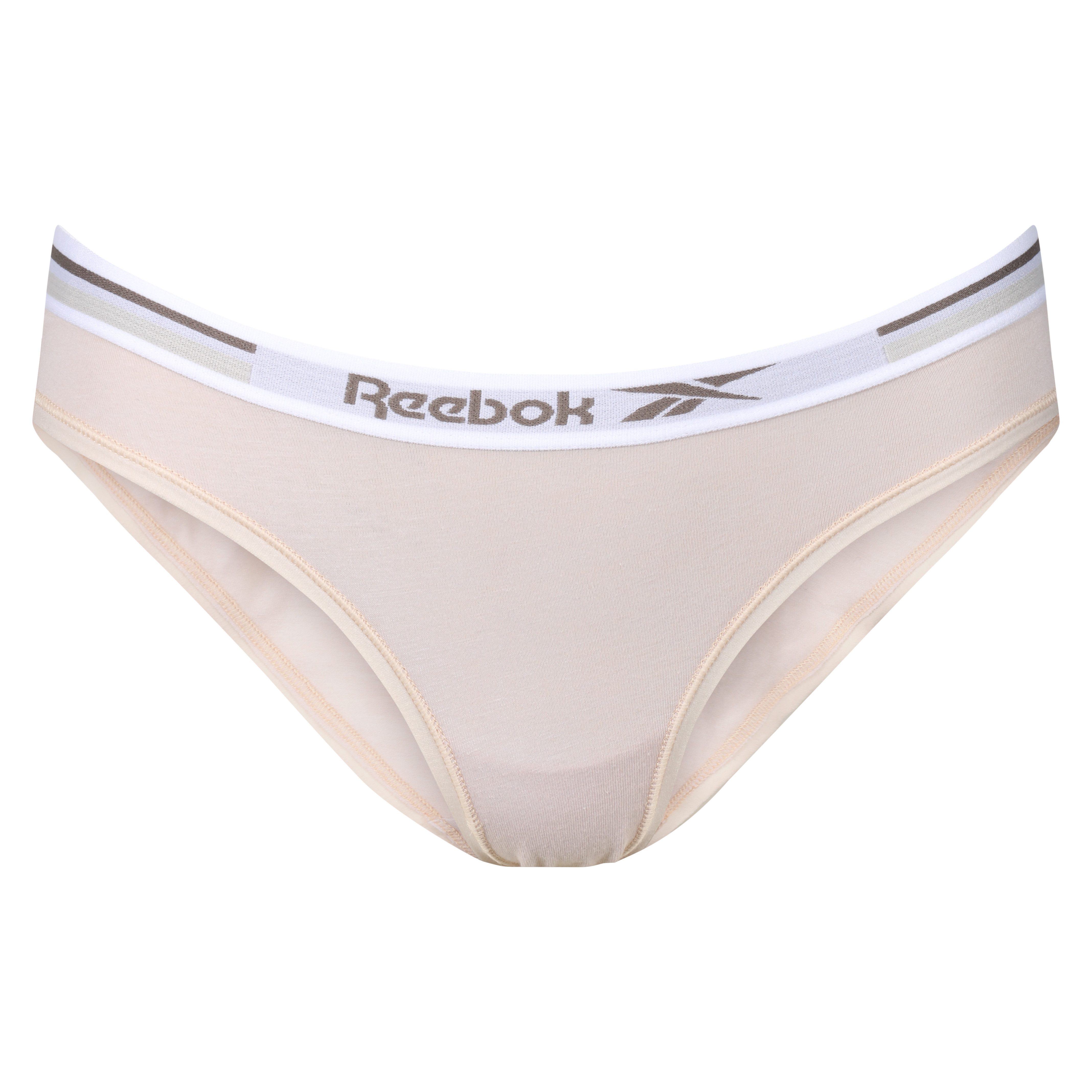 Reebok Slip Afra (5er Pack) weich, basic, eng, bequem, breiter Bund, mit Logo, Baumwollmix